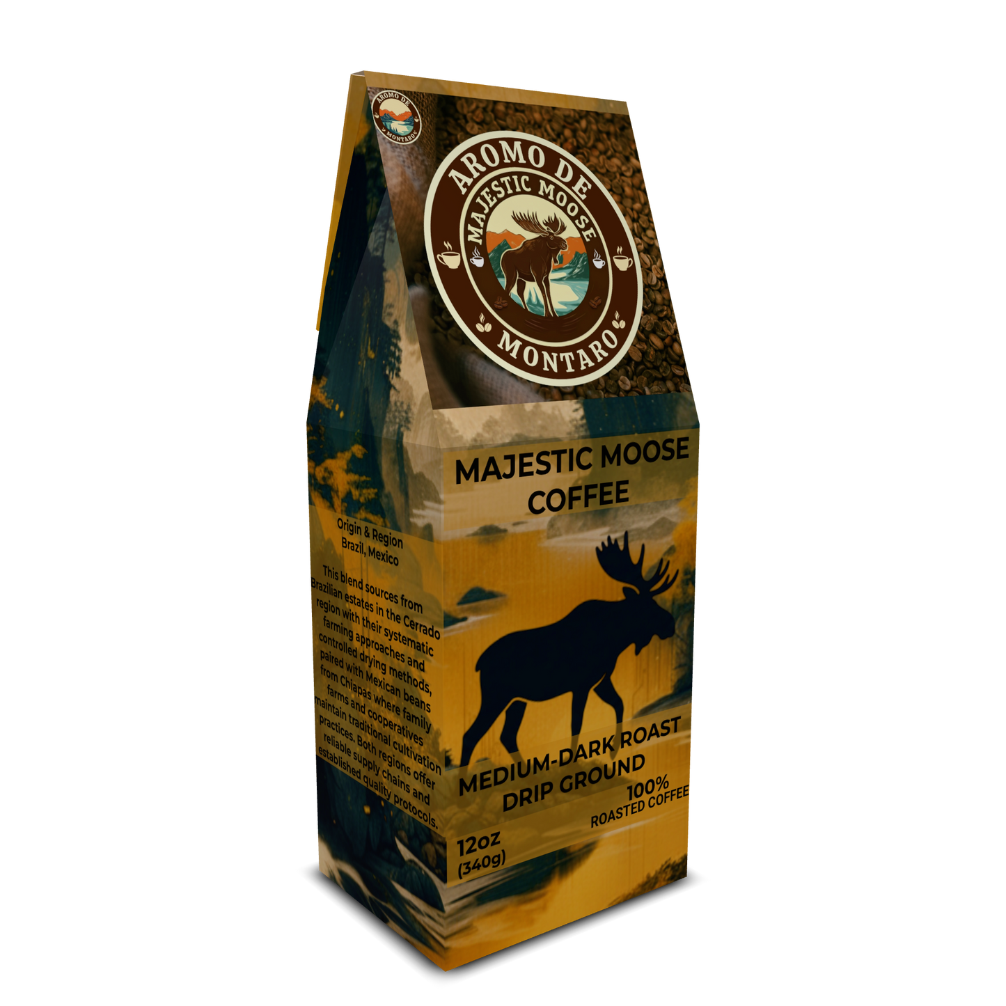 Majestic Moose Coffee, Drip Ground
